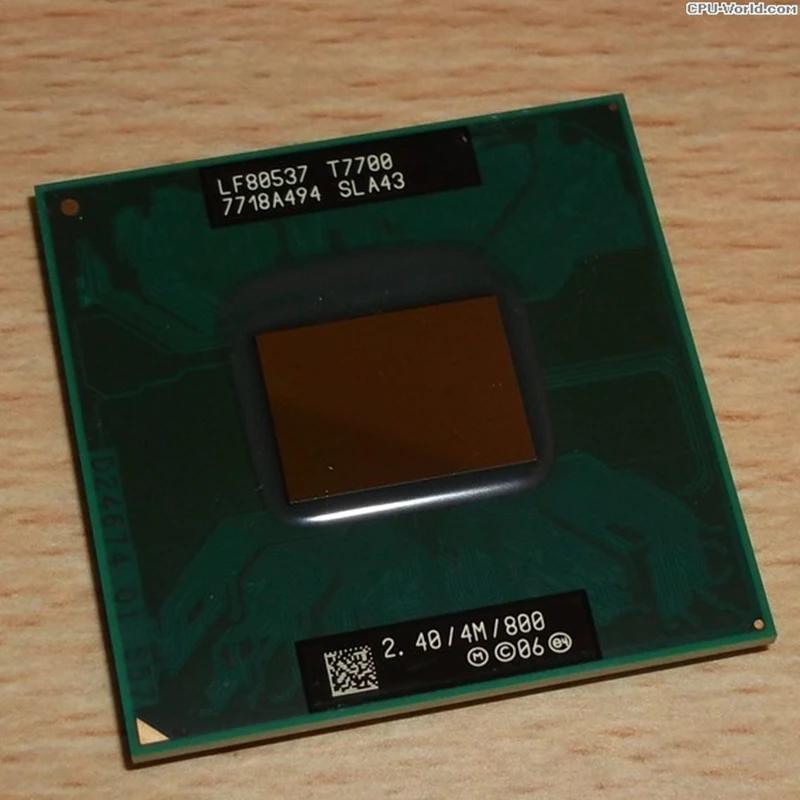  ھ 2  T7700 Ʈ CPU Ʈ μ PGA 478 CPU ĳ, 2.4GHz, 800,  ھ, 1 